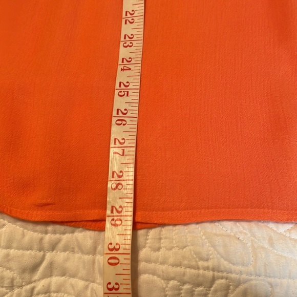 Lilly Pulitzer Camellia Gauze Sherbert Orange Tunic Size Medium - Picture 6 of 6
